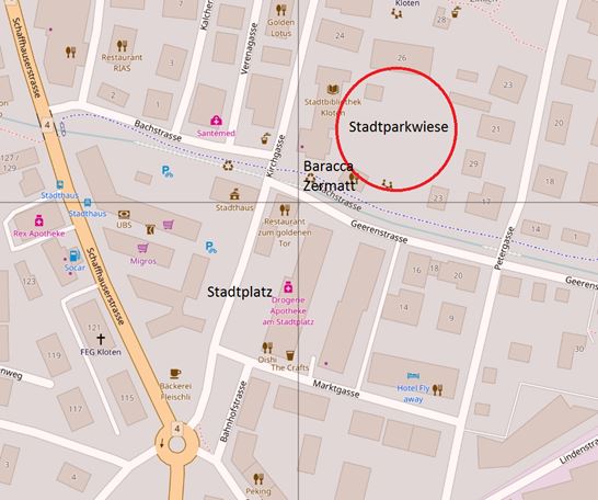 Karte Stadtparkwiese Karte Stadtparkwiese